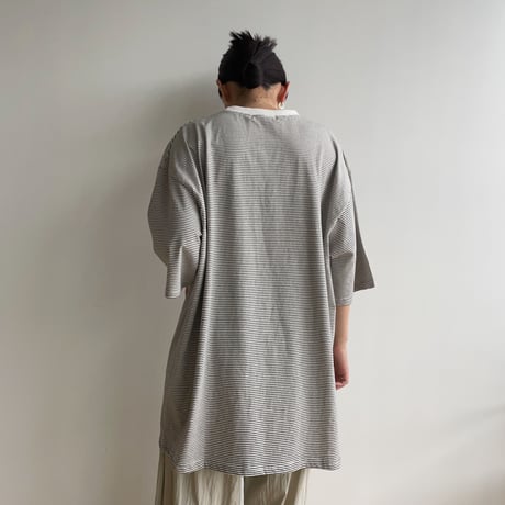 《予約販売》pin border over tee/2colors(unisex)_nt1695