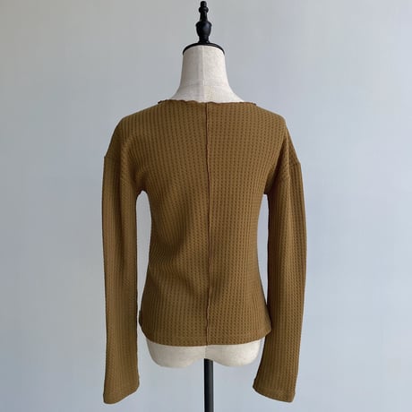 【nokcha original】jacquard piping tops/2colors_nt1043