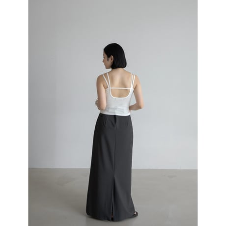 《予約販売》waist accent long skirt/2colors_ns0095