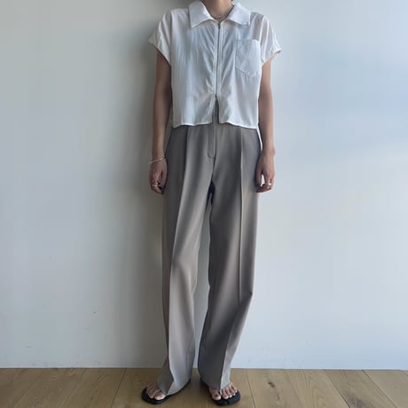 《予約販売》one tuck straight slacks pants/2colors_np0883