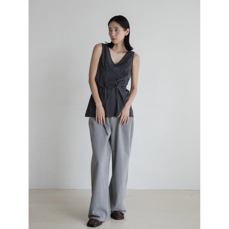 《予約販売》sheer accent sleeveless/2colors_nb0322