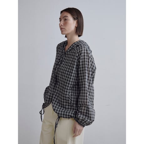 《予約販売》check hoodie shirt_nb0360