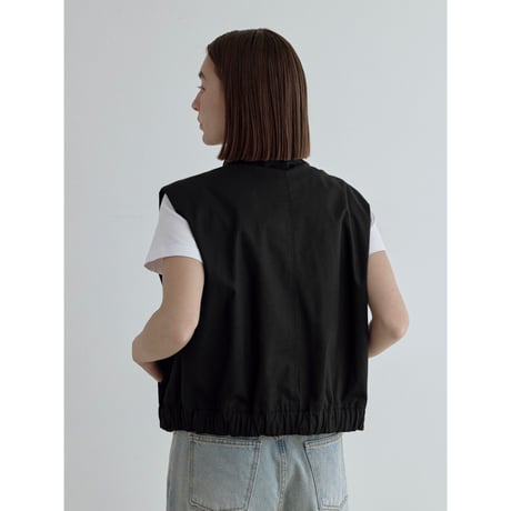 《予約販売》2way mannish vest/2colors_no0520