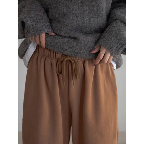 《予約販売》warm wide sweat pants/3colors_np1046
