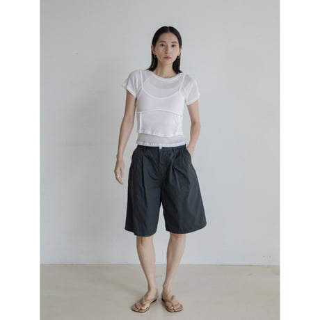 《予約販売》2set sheer accent tee/2colors_nt2315