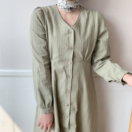 【NOKCHA  original】2way detail long ops/khaki