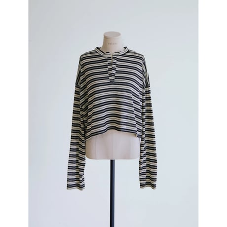 《予約販売》croped border tops_nt2585