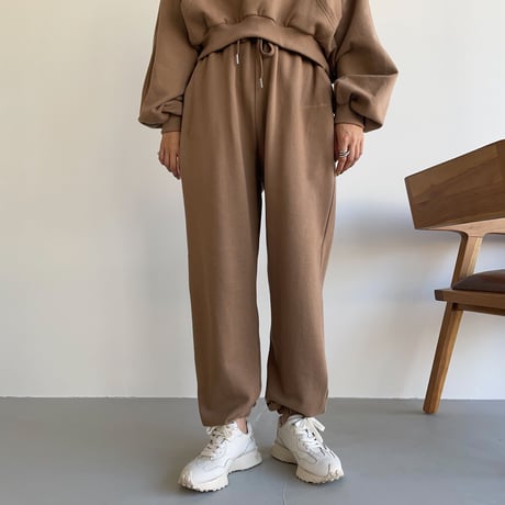 【nokcha original】“latte de the vert”jogger pants/3colors_np0454