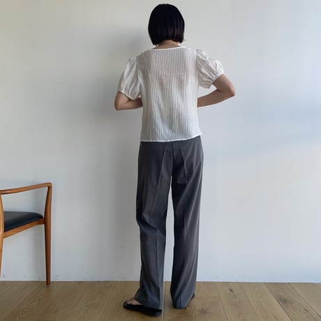 《予約販売》one tuck straight slacks pants/2colors_np0883