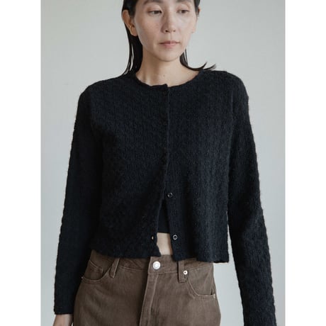 《予約販売》jacquard pattern knit cardigan/2colors_nt2399