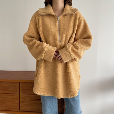 《予約販売》boa zip pullover/2colors_nt1193