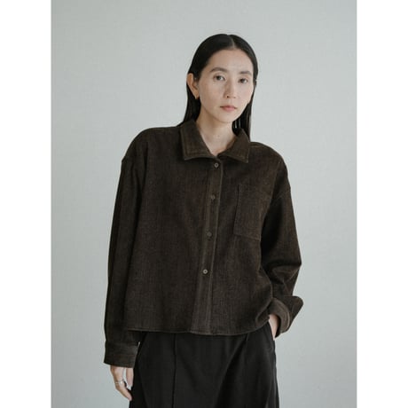 《予約販売》2way velours shirt/2colors_nb0345