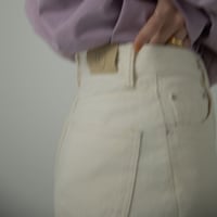 【nokcha original】“nc” pants/ivory_np0748