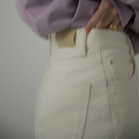 【nokcha original】“nc” pants/ivory_np0748
