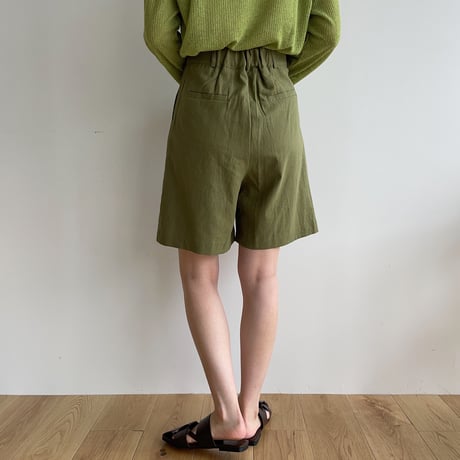 《予約販売》nuance linen half pants/2colors_np0574