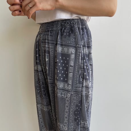 《予約販売》paisley rincl easy pants/2colors_np0834