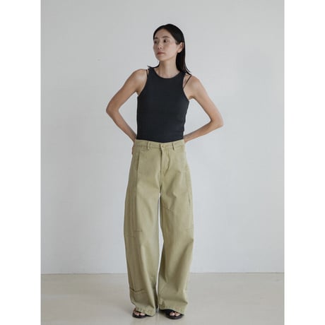 《予約販売》accent oval twill pants/2colors_np1143
