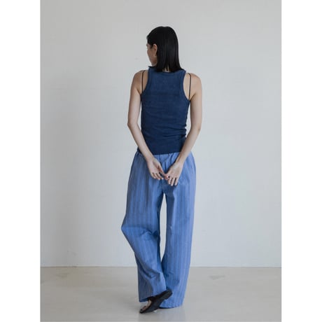 《予約販売》accent stripe mannish pants/2colors_np1135
