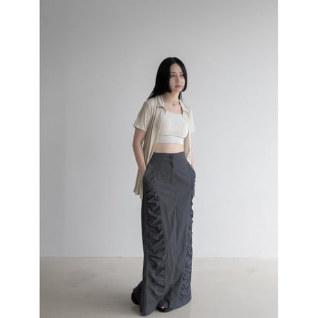 《予約販売》gather long skirt/2colors_ns0093