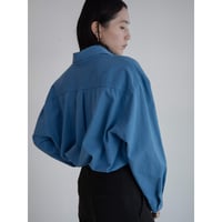 《予約販売》cotton mannish shirt/2colors_nb0280