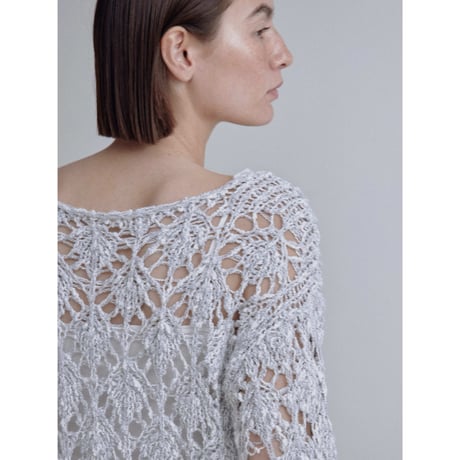 《予約販売》crochet loose knit tops/2colors_nt2519