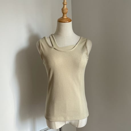 【nokcha original】layered tank top/2colors_nt0891