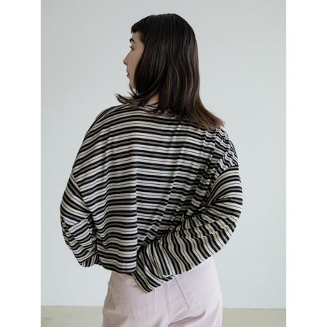 《予約販売》croped border tops_nt2585