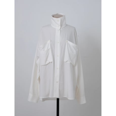 - AUTHENTIC series - emblem shirt/ivory_an0025