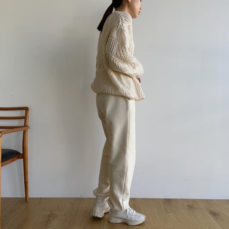 《予約販売》pattern low gauge knit/2colors_nt1614