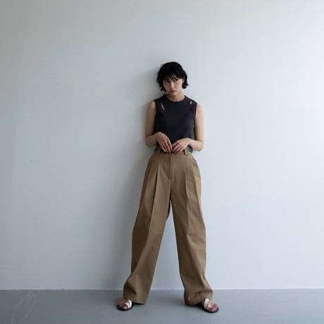 【nokcha original】accent tank top/3colors_nt1352