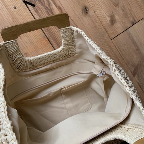 《予約販売》straw 2way bag /2colors_na0171