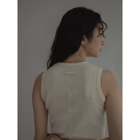 【nokcha original】natural lib tank top/2colors_nt1980