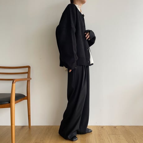 《予約販売》2way over knit cardigan/2colors_nt1464