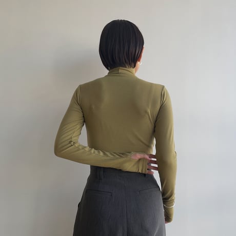 《予約販売》finger hole daily high neck tops/3colors_nt1863