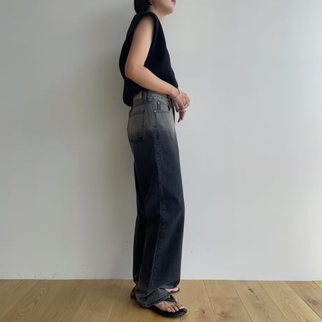 《予約販売》vintage like accent jeans/2colors_nj0083
