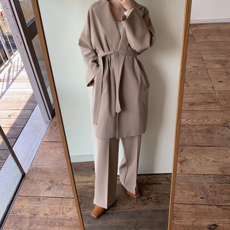 【NOKCHA original】2way quality over jacket/beige_no0083