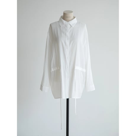 《予約販売》string sheer shirt/2colors_nb0304
