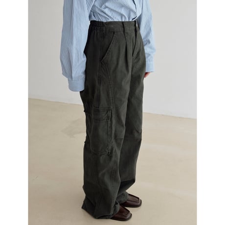 《予約販売》mannish cargo pants/2colors_np1235