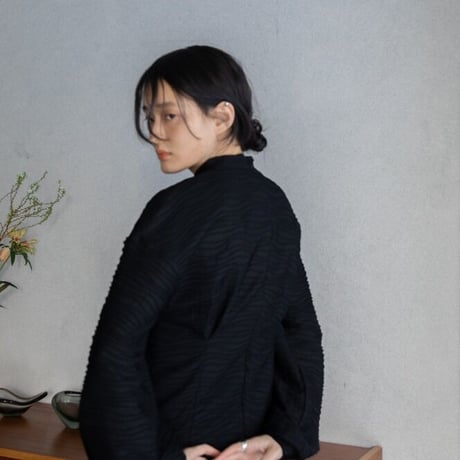 【nokcha original】volume long dress/black_nd0120