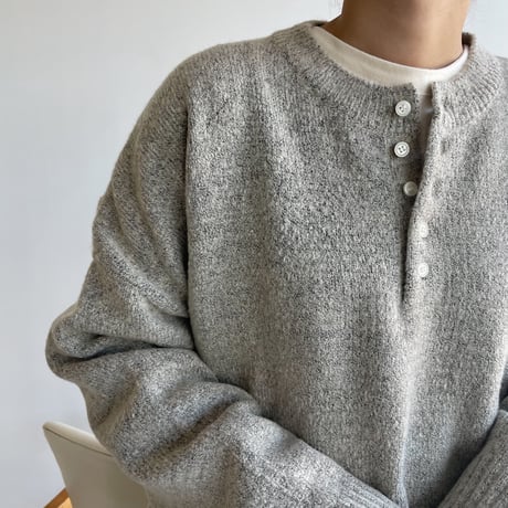 《予約販売》over botan knit/3colors_nt1170
