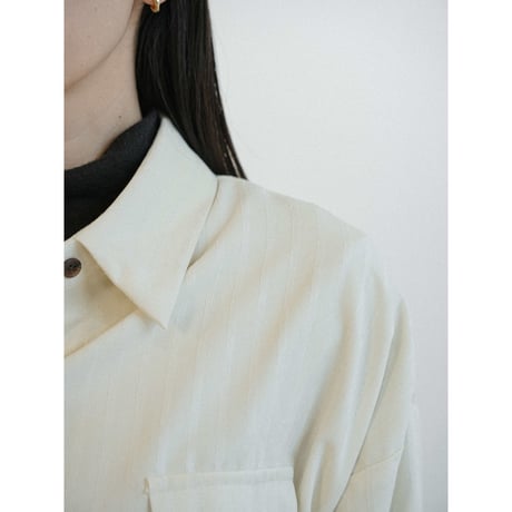 《予約販売》soft stripe shirt/2colors_nb0354