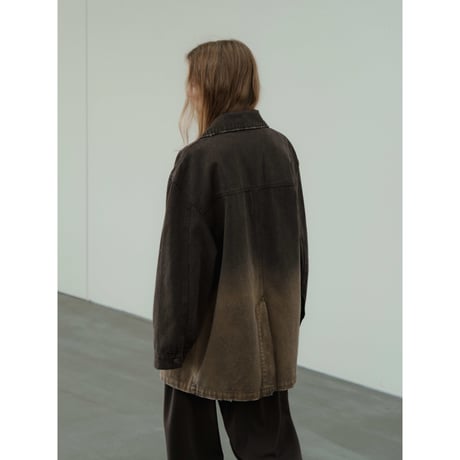 【NOKCHA original】gradation denim jacket_no0467