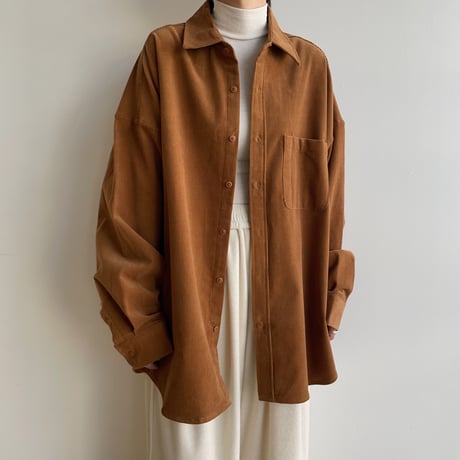 《予約販売》corduroy over shirt/2colors_nb0206