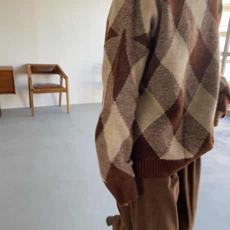 《予約販売》argyle soft knit/2colors_nt1121