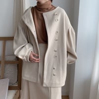 ✳︎予約販売✳︎puff middle coat/Ivory_no0031
