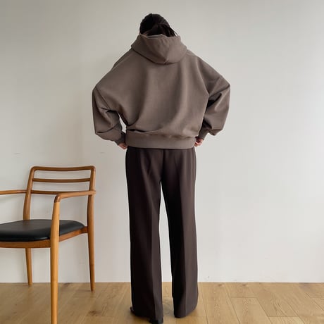 【nokcha original】relaxy pants/deep brown_np0694