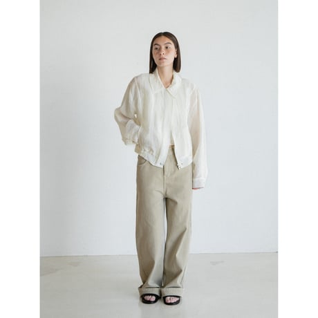 《予約販売》glossy sheer jacket/2colors_no0533