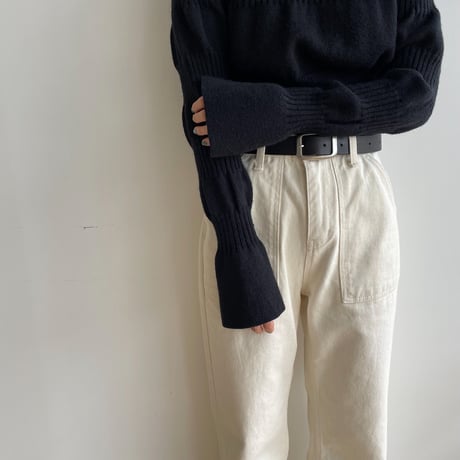 《予約販売》accent minimal knit/3colors_nt1530