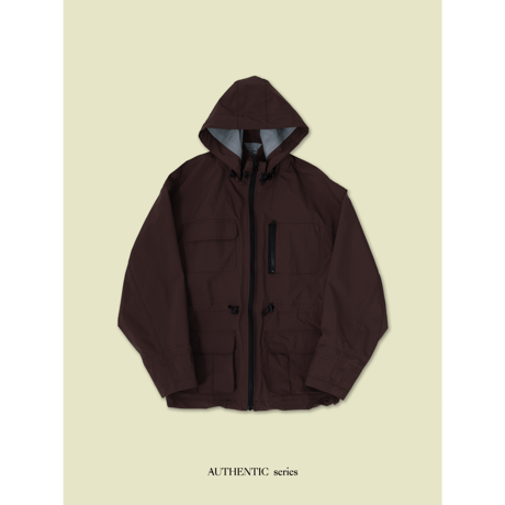 - AUTHENTIC series - tech jacket/burgundy_an0035