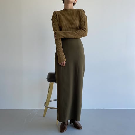 【nokcha original】jacquard piping tops/2colors_nt1043